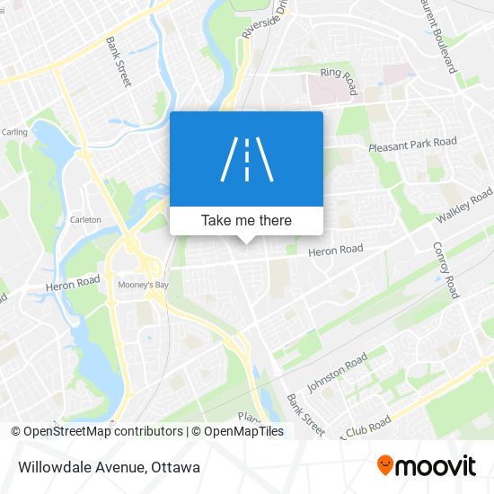 Willowdale Avenue map