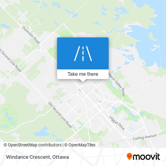 Windance Crescent map