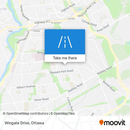 Wingate Drive map