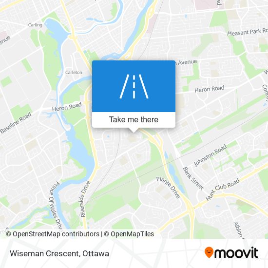 Wiseman Crescent map