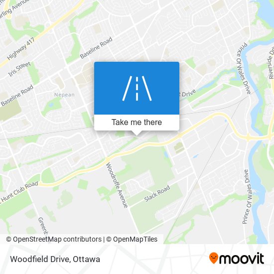 Woodfield Drive map