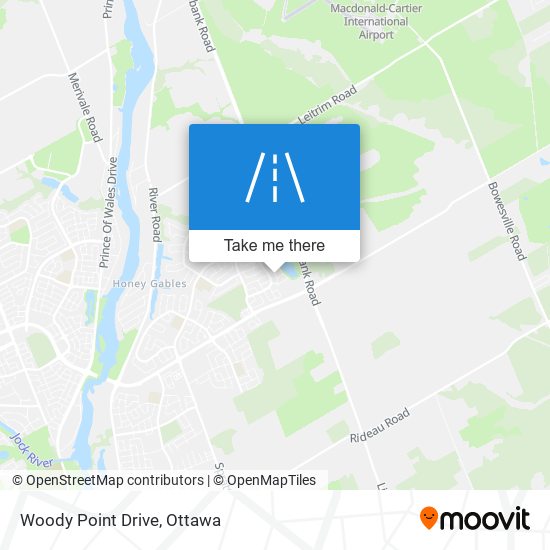 Woody Point Drive map