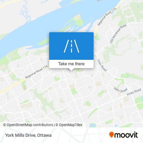 York Mills Drive map