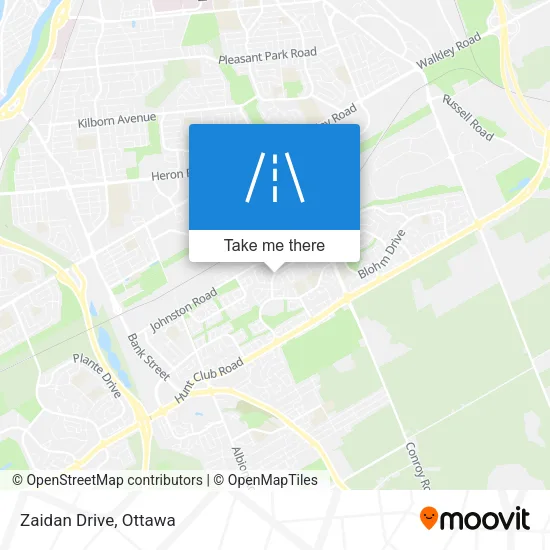 Zaidan Drive map