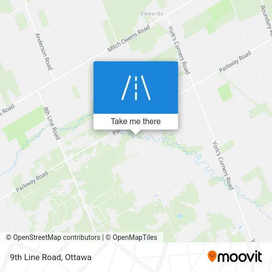 9th Line Road map