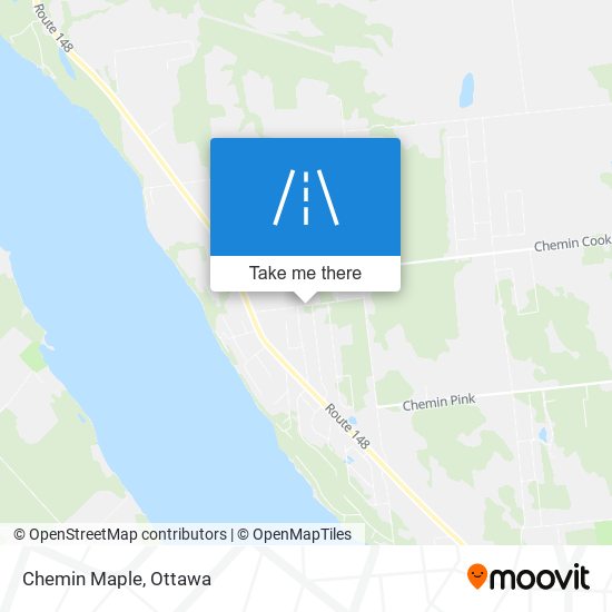 Chemin Maple map