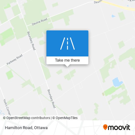 Hamilton Road plan