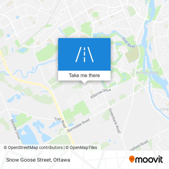 Snow Goose Street map