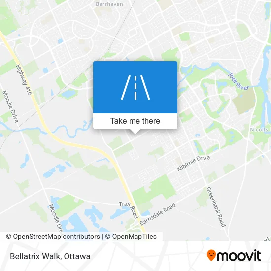 Bellatrix Walk map