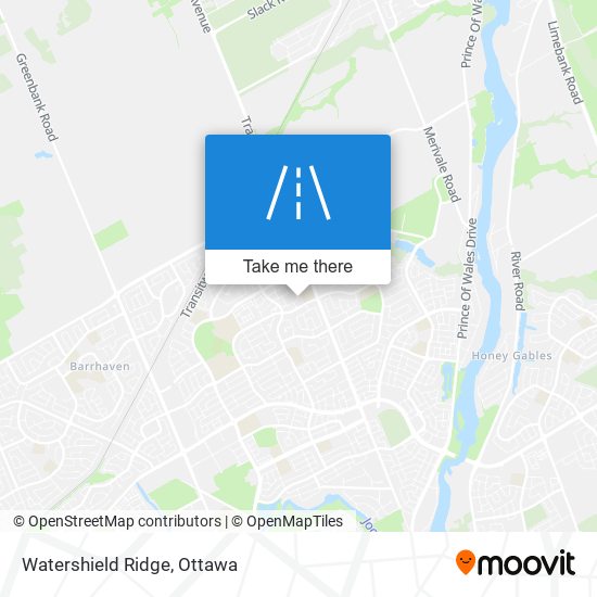 Watershield Ridge map