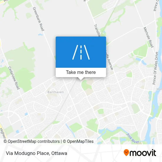 Via Modugno Place map