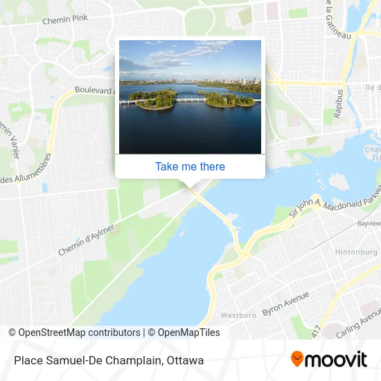 Place Samuel-De Champlain map