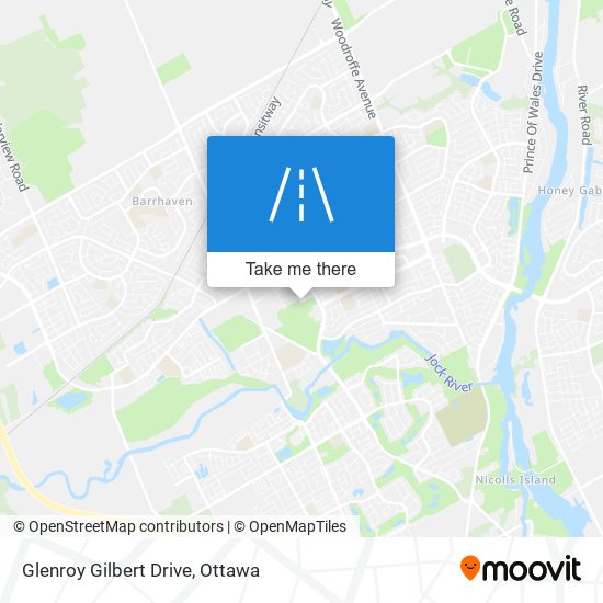 Glenroy Gilbert Drive map