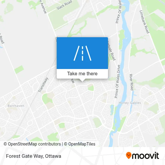 Forest Gate Way map