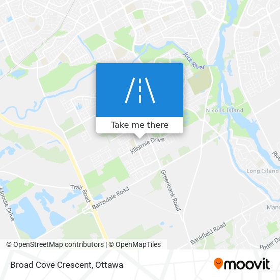 Broad Cove Crescent map