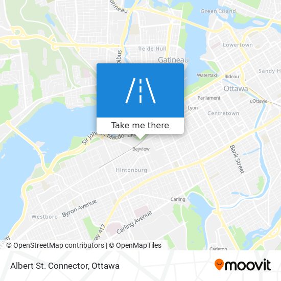 Albert St. Connector plan