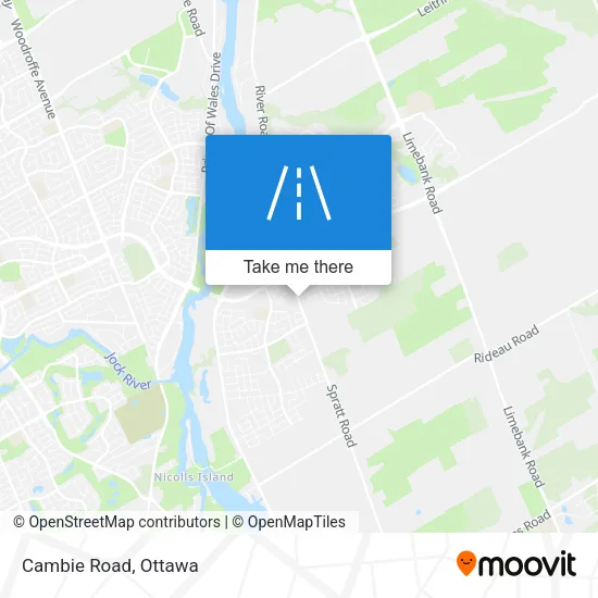 Cambie Road map