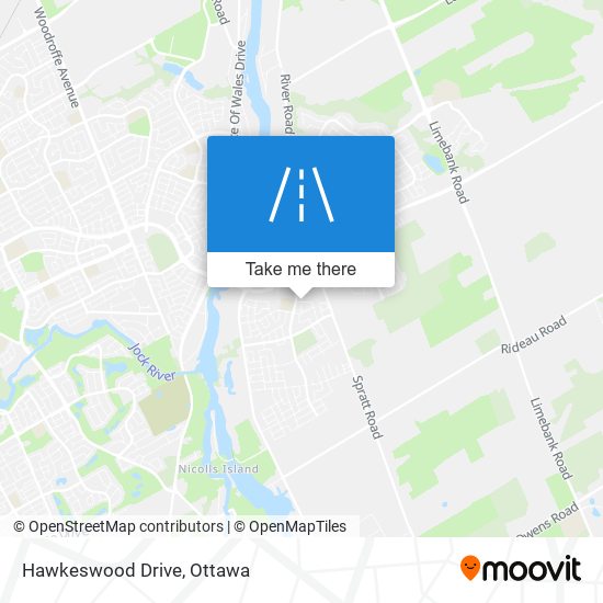 Hawkeswood Drive map