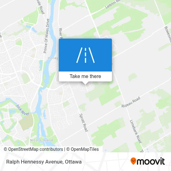 Ralph Hennessy Avenue map