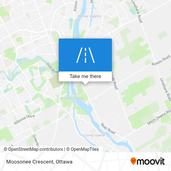 Moosonee Crescent map