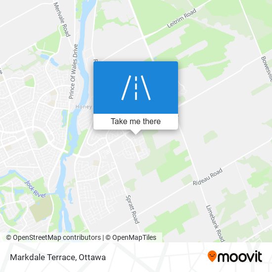 Markdale Terrace map