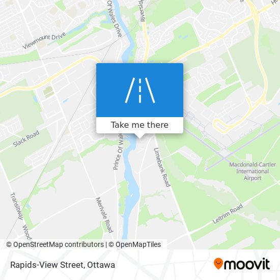 Rapids-View Street map