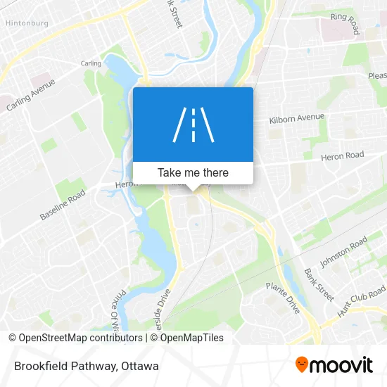 Brookfield Pathway map