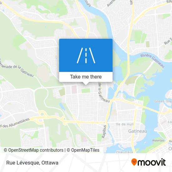 Rue Lévesque map