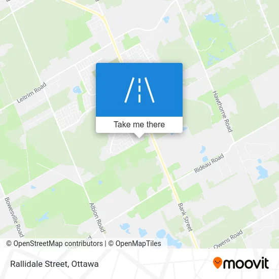 Rallidale Street map