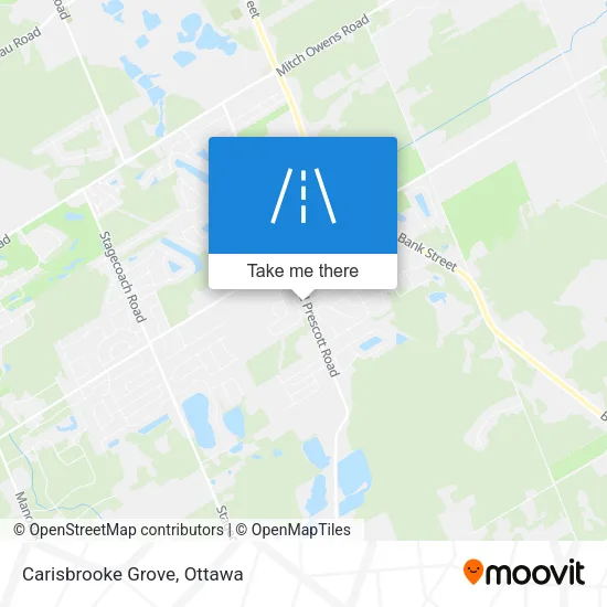 Carisbrooke Grove map