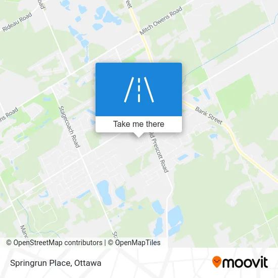 Springrun Place map