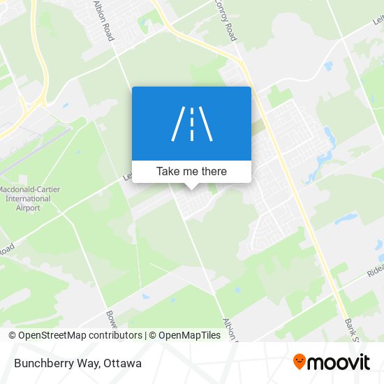 Bunchberry Way map
