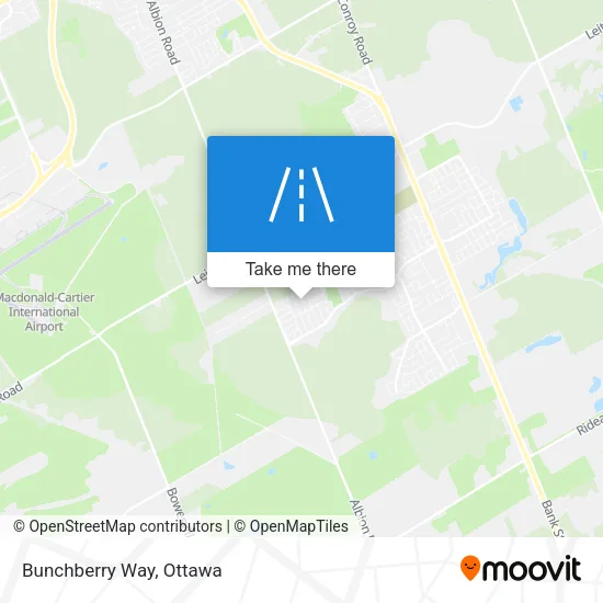 Bunchberry Way map
