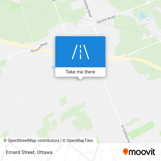 Emard Street map