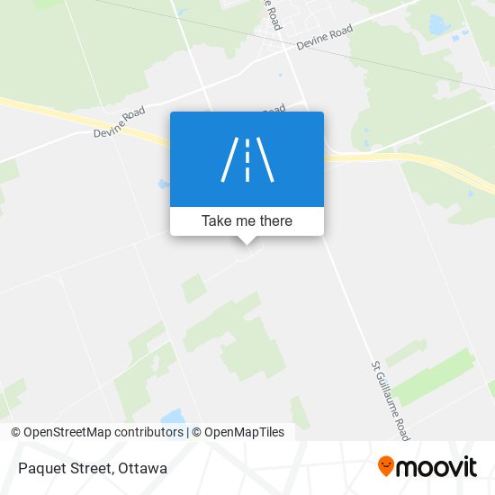 Paquet Street map