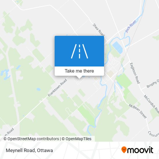 Meynell Road map