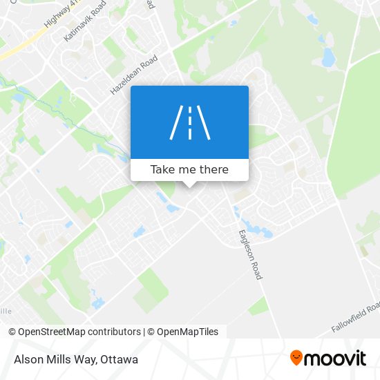 Alson Mills Way map