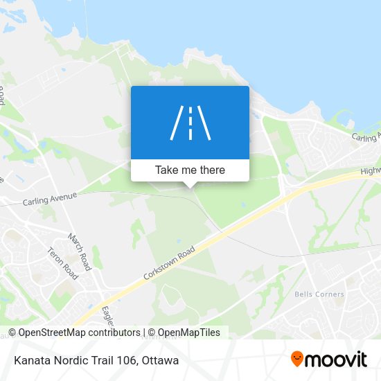 Kanata Nordic Trail 106 map