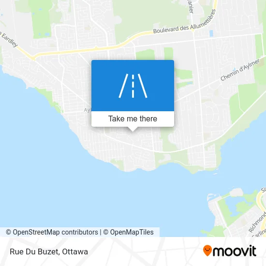 Rue Du Buzet map