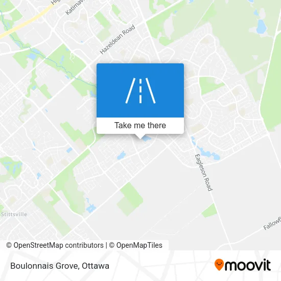 Boulonnais Grove map