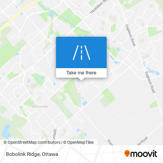 Bobolink Ridge map