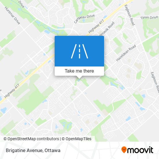 Brigatine Avenue map