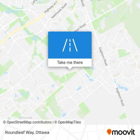 Roundleaf Way map