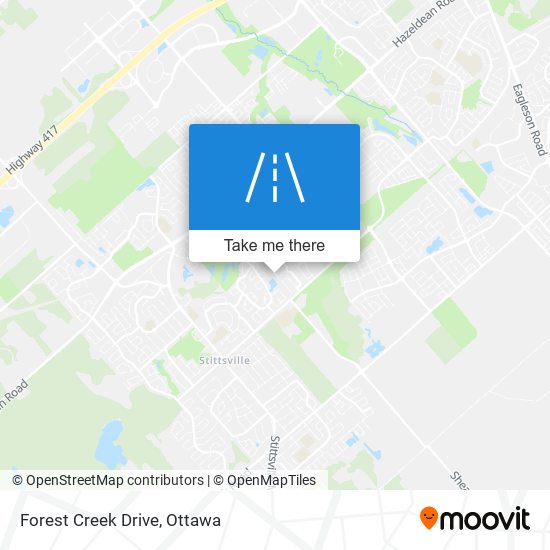 Forest Creek Drive map