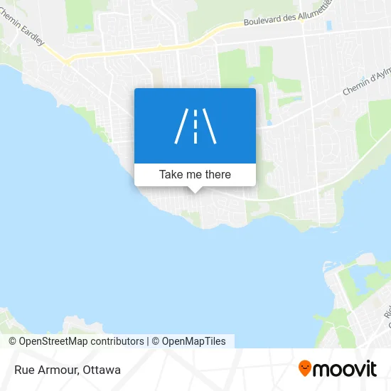 Rue Armour map