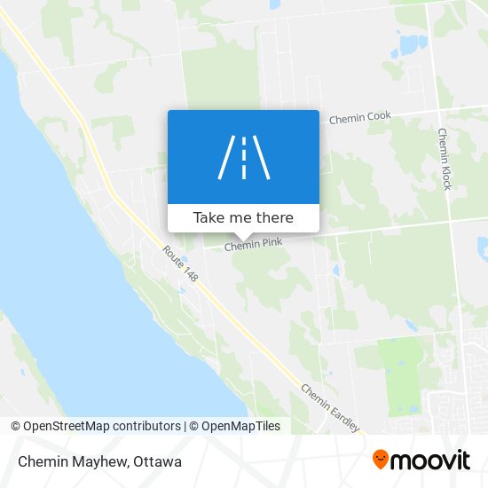 Chemin Mayhew map