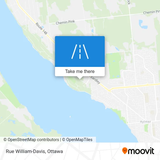 Rue William-Davis map