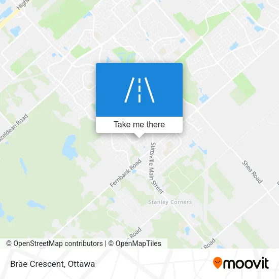 Brae Crescent map