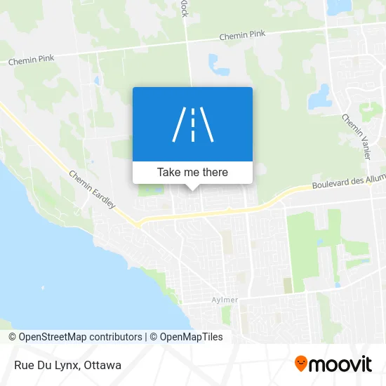 Rue Du Lynx map