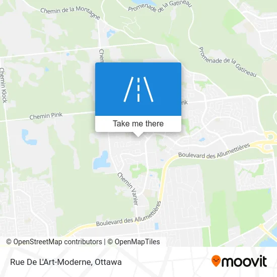 Rue De L'Art-Moderne map